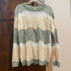 NWT Color Block Sweater